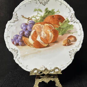 Zeh, Scherzer & Co. Bavaria Germany Porcelain Plate - Antique